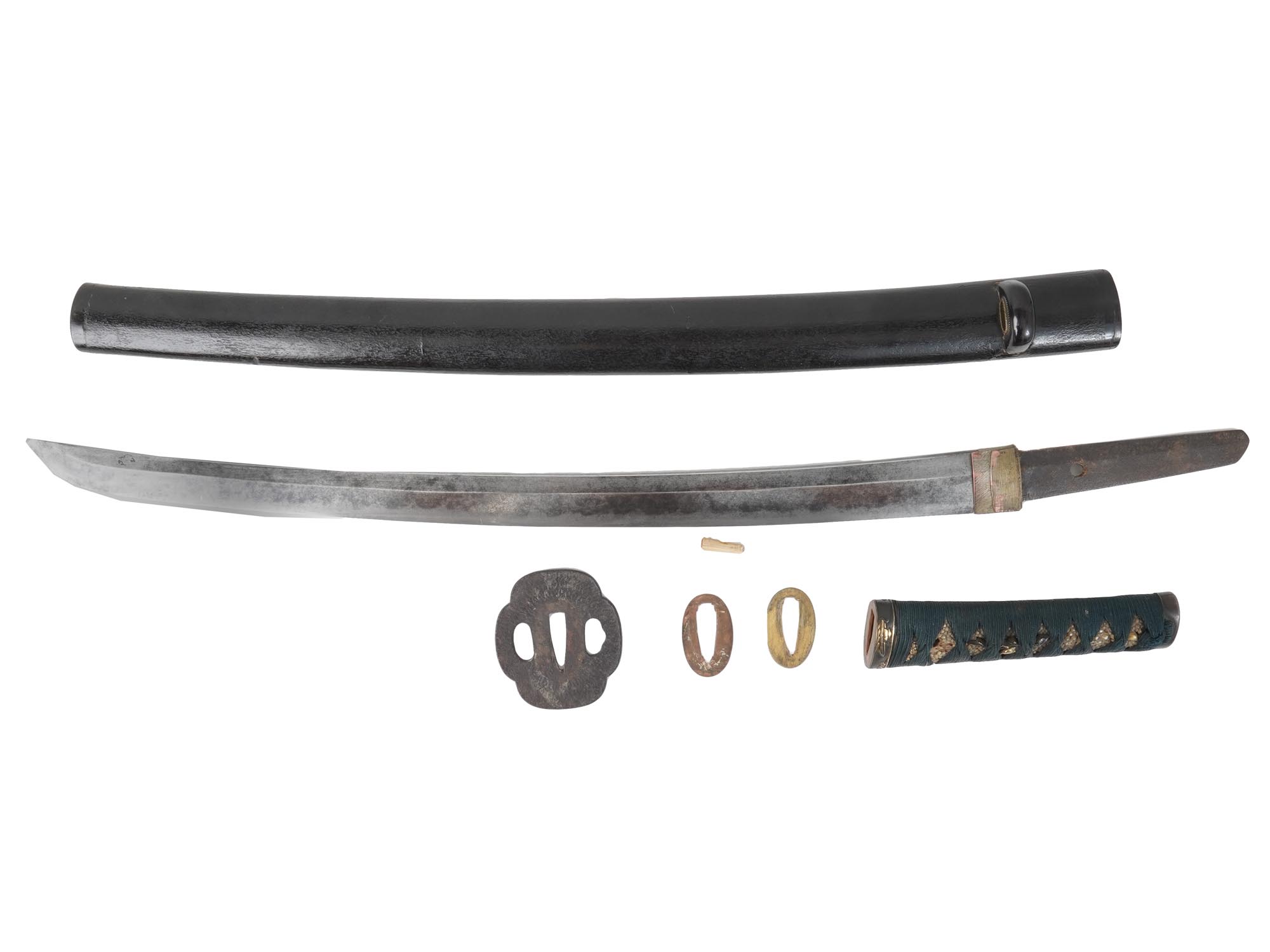 ANTIQUE JAPANESE WAKIZASHI SAMURAI SWORD PIC-4